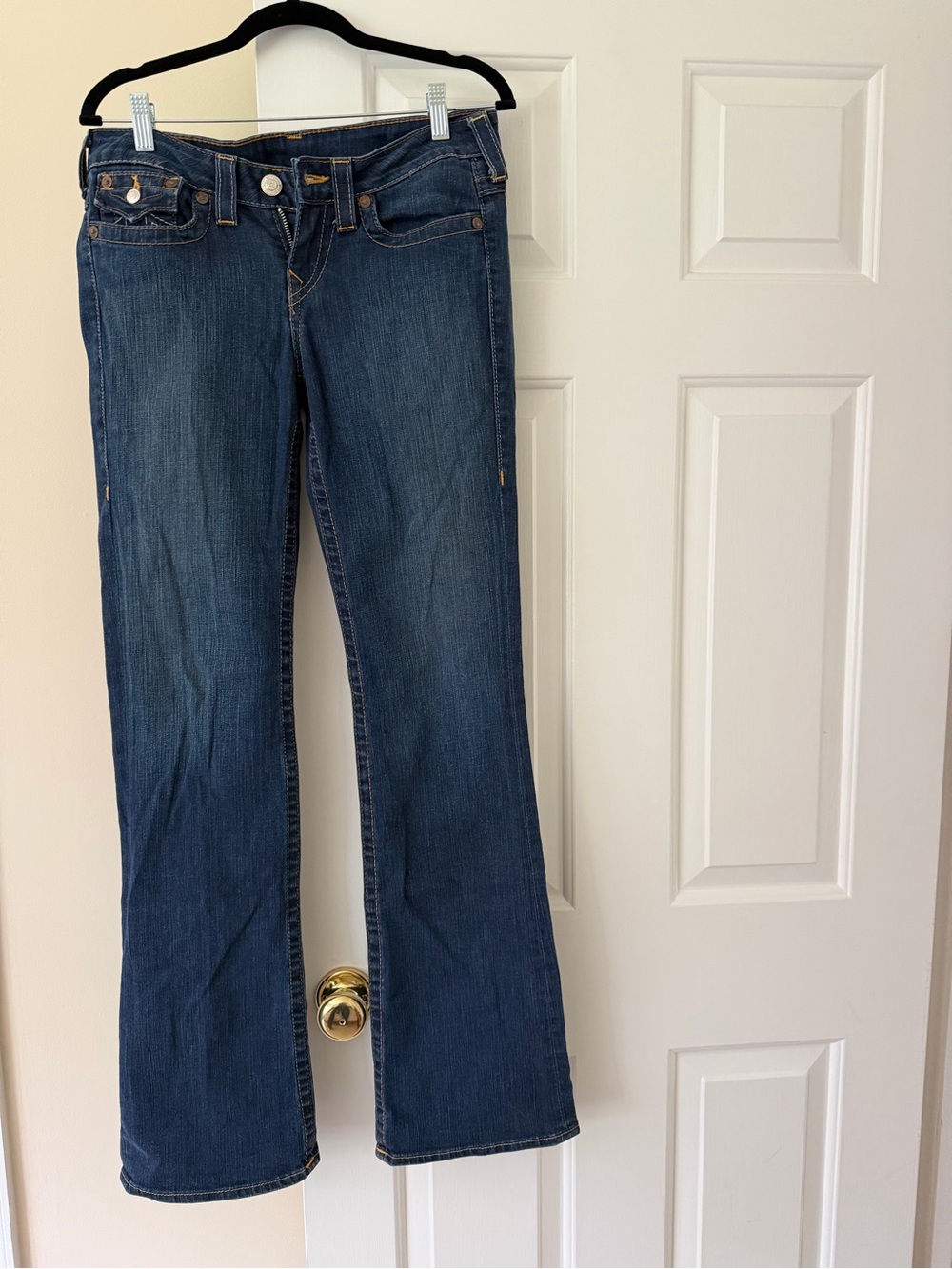 True Religion Women’s Dark Blue Bootcut Jeans, 29
